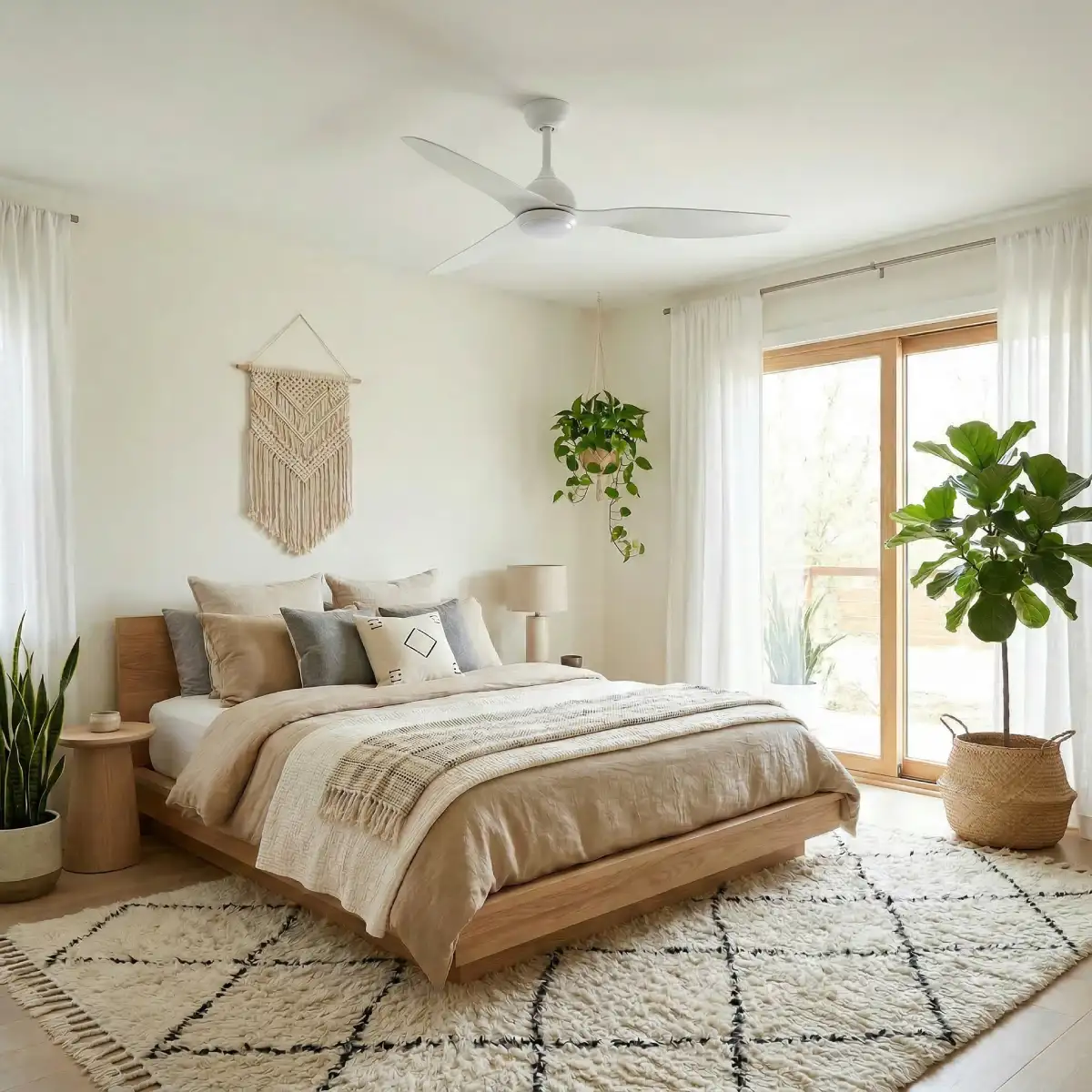 fanco-eco-style-dc-52-inches-white-with-light-in-bedroom-insitu.webp
