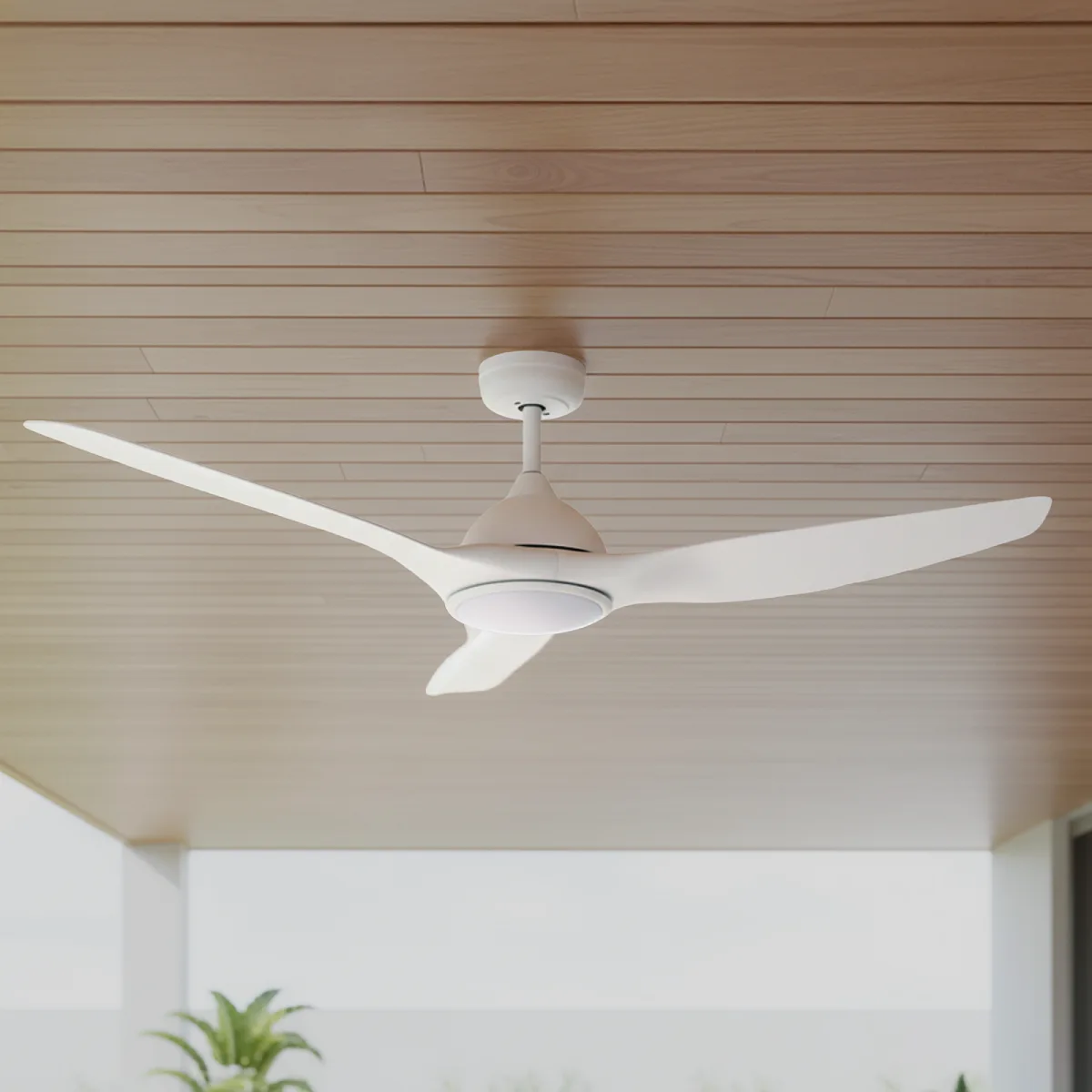 fanco-horizon-dc-52-inch-white-with-cct-led-light-installed-modern-ceiling-close-up.webp