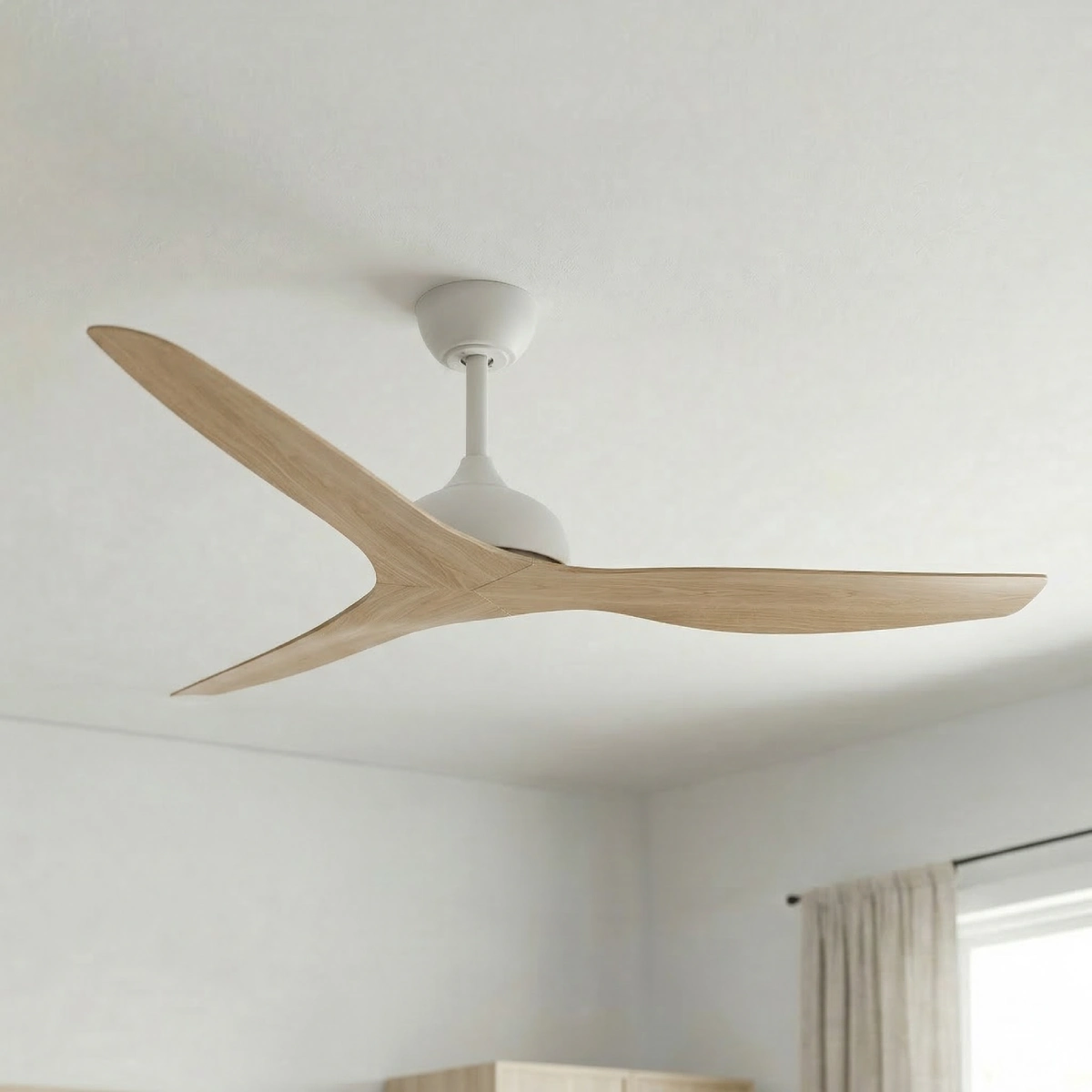 fanco-eco-style-dc-60-inches-white-beechwood-no-light-close-up-insitu.webp