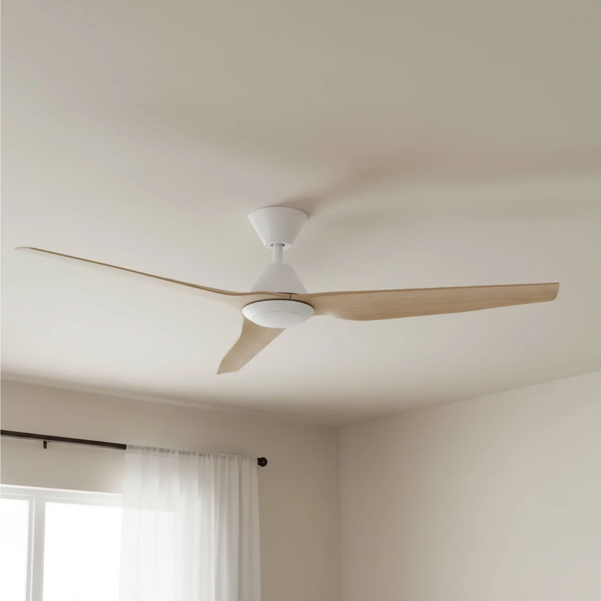 fanco-infinity-id-v3-dc-54-inch-white-with-beechwood-blades-with-light-close-up-insitu-white-background.webp