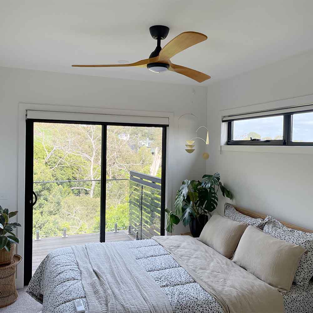 fanco-sanctuary-dc-52-black-with-teak-blades-with-light-insitu.jpg