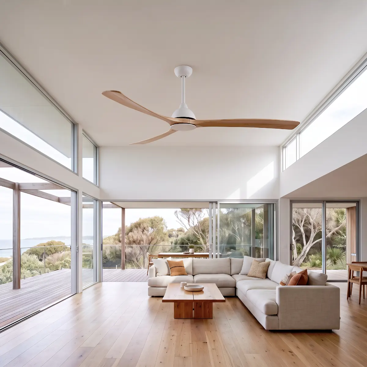 fanco-sanctuary-86-inch-dc-ceiling-fan-white-with-teak-blades-no-light-living-room.webp