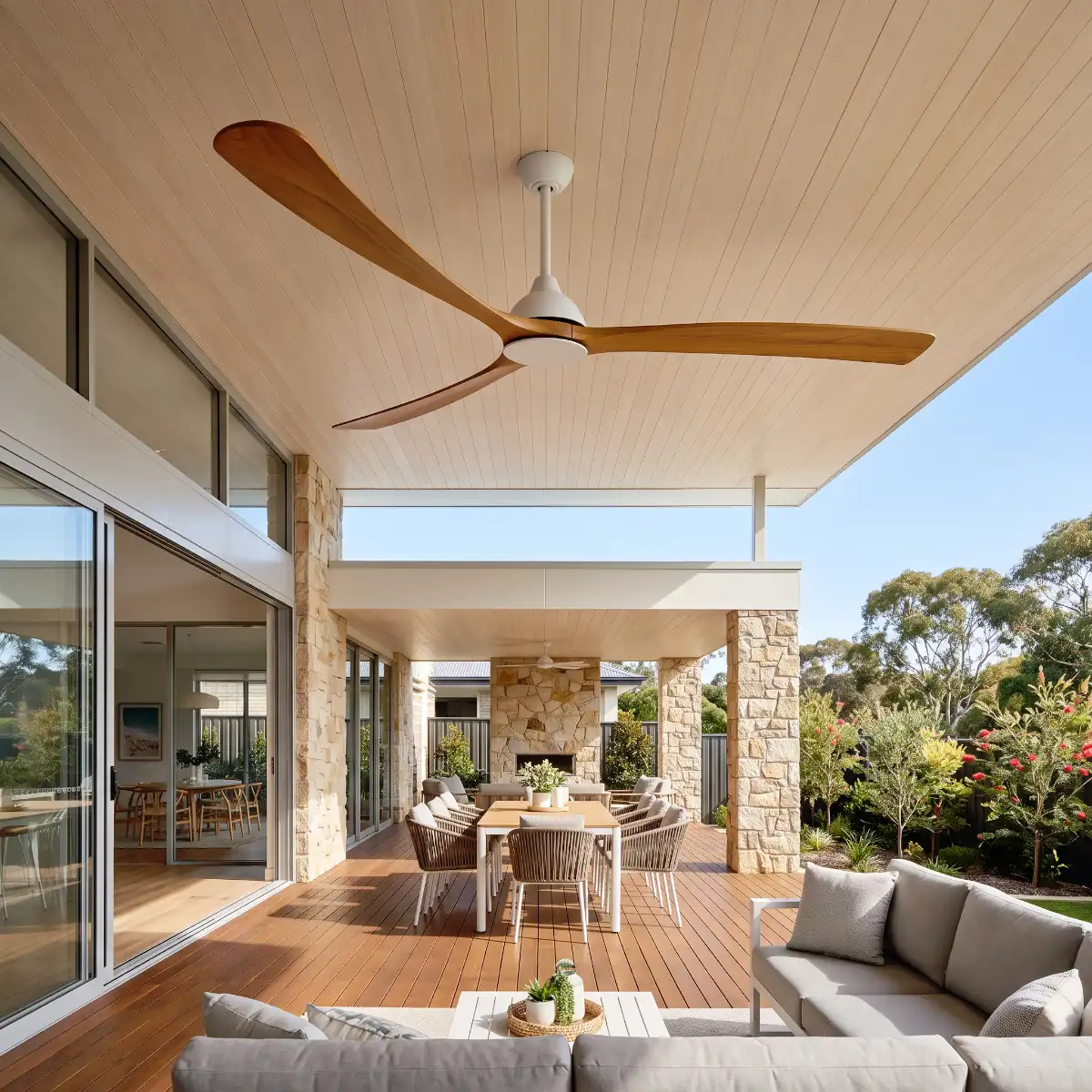fanco-sanctuary-86-inch-dc-ceiling-fan-white-with-teak-blades-no-light-outdoor-alfresco.webp