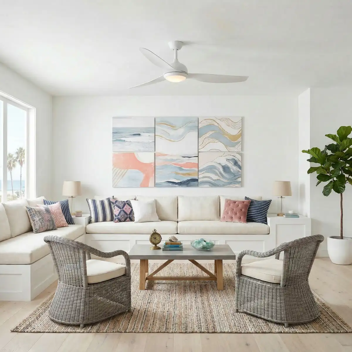 fanco-eco-style-dc-60-inches-white-with-light-in-living-room-insitu.webp