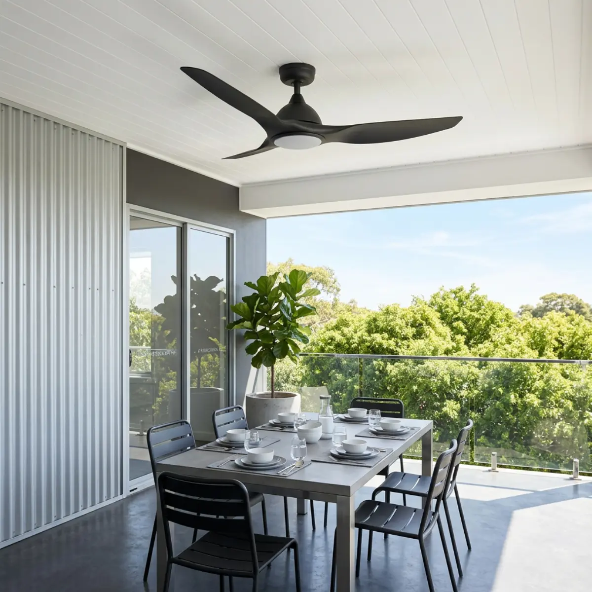 fanco-horizon-dc-52-inch-ceiling-fan-black-with-led-light-outdoor-wide-insitu.webp
