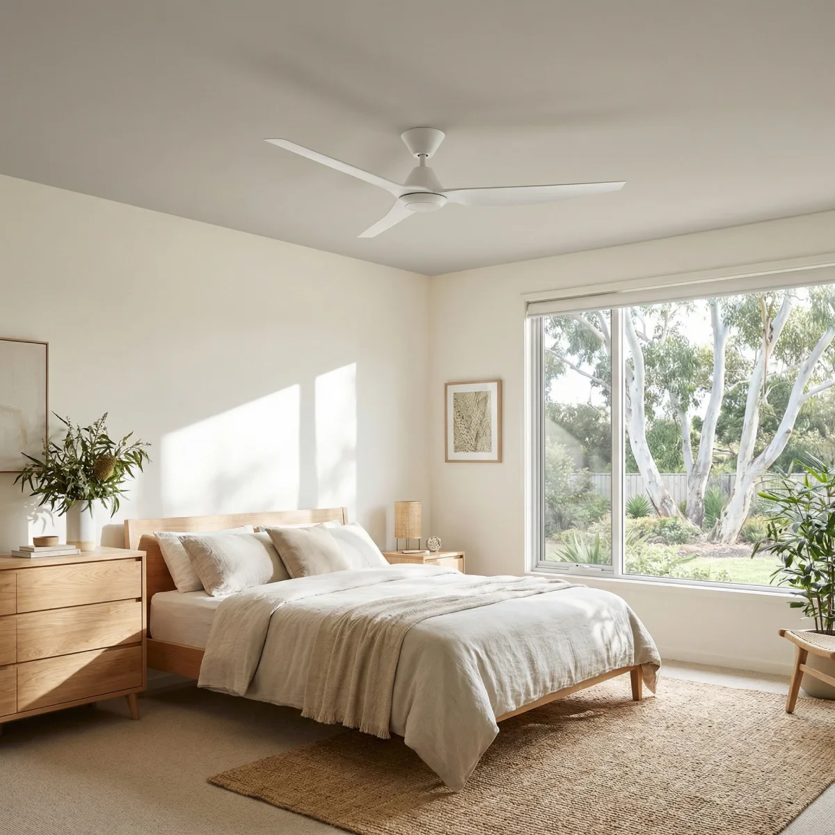 fanco-infinity-id-v3-dc-60-inch-white-with-cct-led-light-installed-in-clean-bedroom.webp