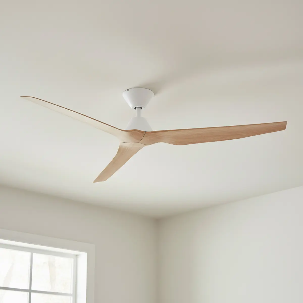 fanco-infinity-id-v3-smart-dc-60-inch-white-with-beechwood-blades-no-light-installed-in-ceiling.webp