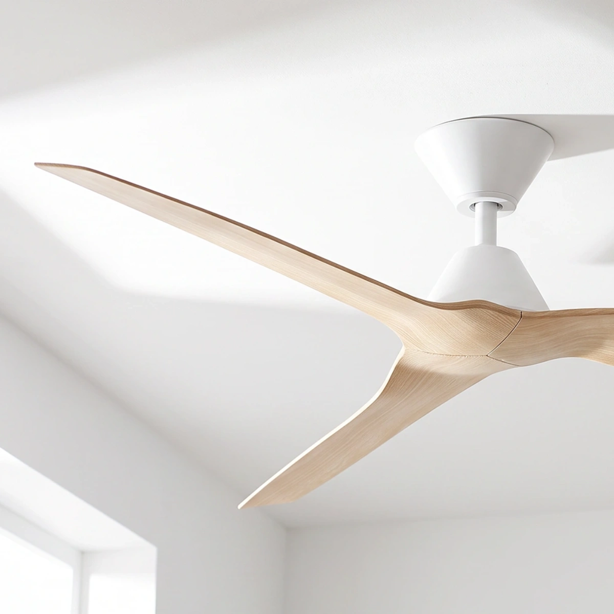 fanco-infinity-id-dc-60-inch-ceiling-white-with-beechwood-timber-style-blades-angled-close-up-insitu.webp