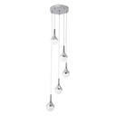 Giin 5 Pendant Chandelier Light - TRICOLOUR