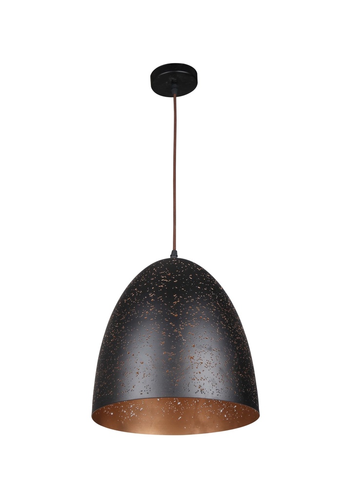 Pendant Light ES Black Ellipse OD305mm