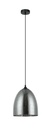 Pendant Light ES Smoke Black Glass Ellipse with Raindrop OD250mm