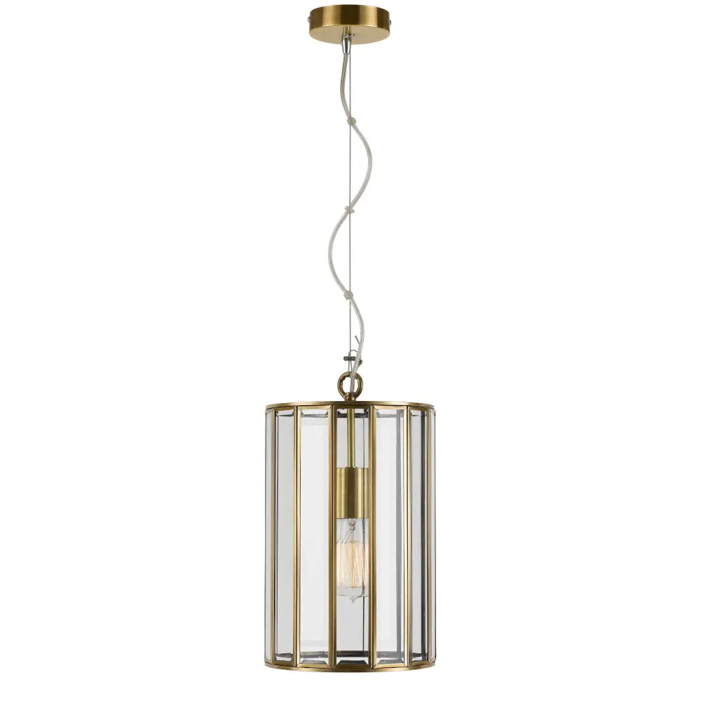 [PRATT PE20-AB] PRATT 20CM PENDANT LIGHT SMALL (ANTIQUE BRASS).webp