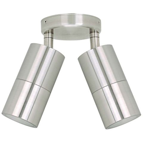Jetson Double Adjustable Wall Light - 304ss