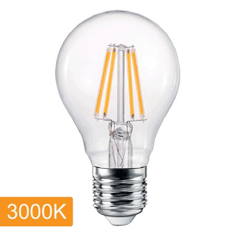 A60 6w LED Filament Lamp - E27 - 2700K