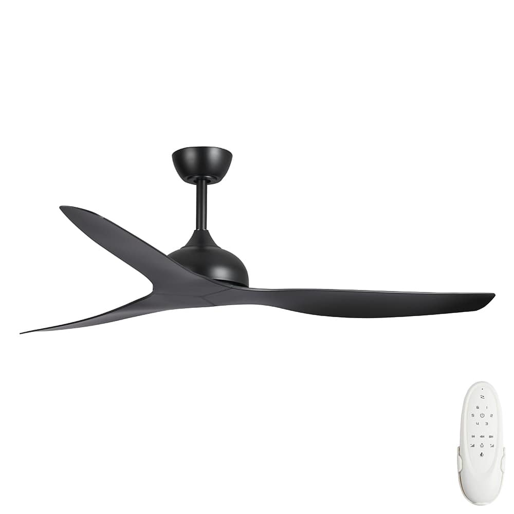 [CFFCTY5BL] Eco Style DC Ceiling Fan by Fanco with Remote – Black 60″