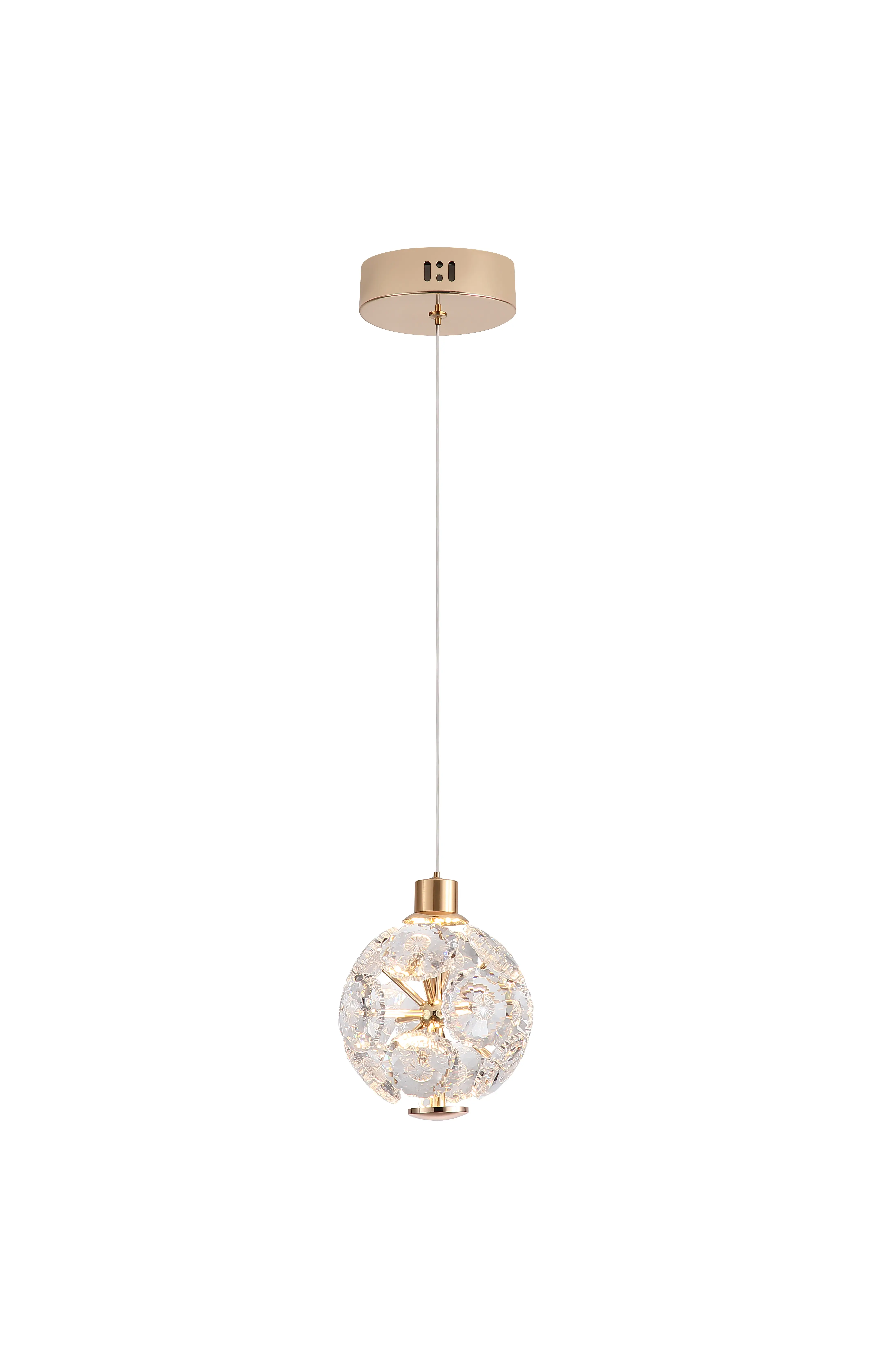 ADRIANA GOLD 1 LIGHT PENDANT