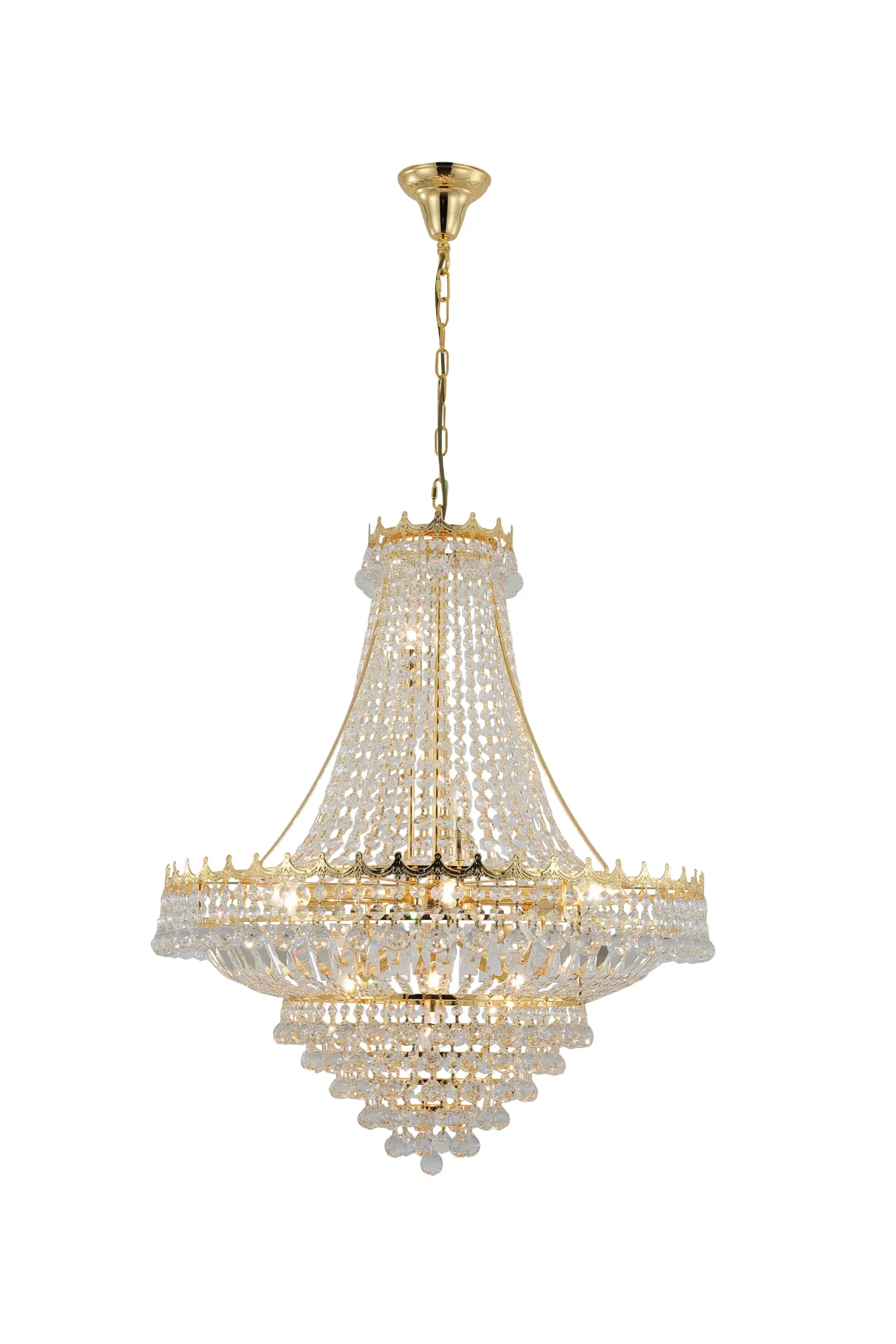 [A00078] CROWN 13 LIGHT CHANDELIER