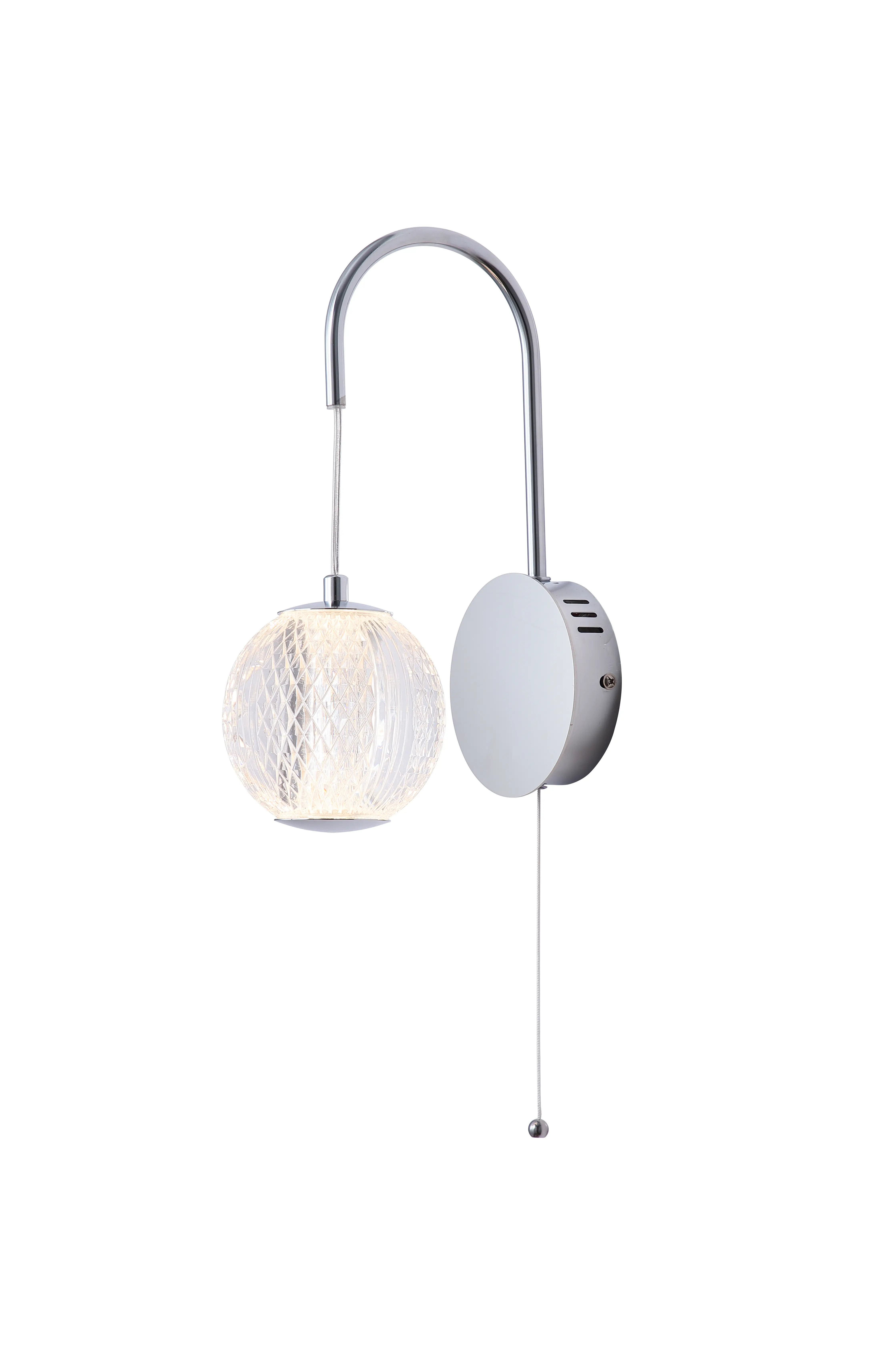 [A00204CC] LAMIEATAN WALL LIGHT - CHROME