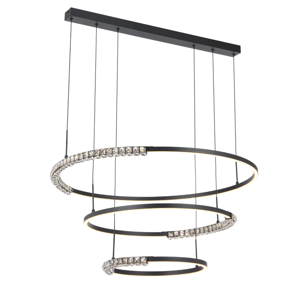 [BRERA PE3T-BK] BRERA 3 TIER PENDANT