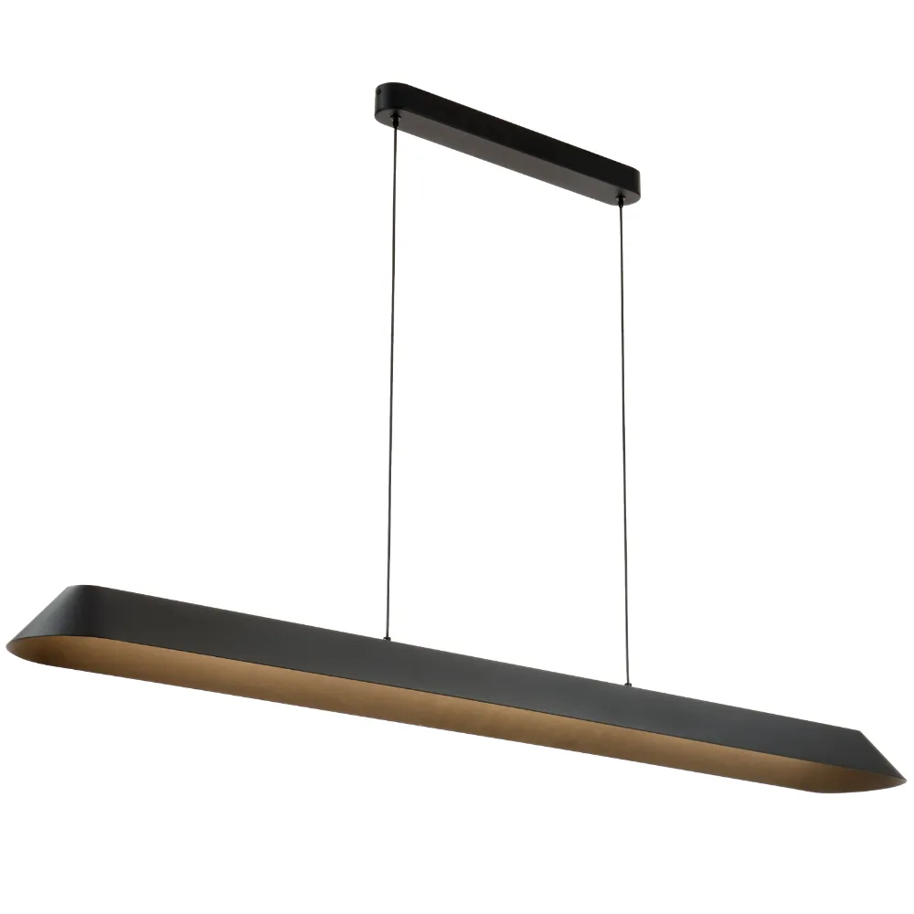 [CORSA PE150-BK] CORSA PENDANT 40wLED 3CCT 3000K-5000K by 3STEP L1500 H75 W175 1580Lm cab 2M (BLACK SAND)