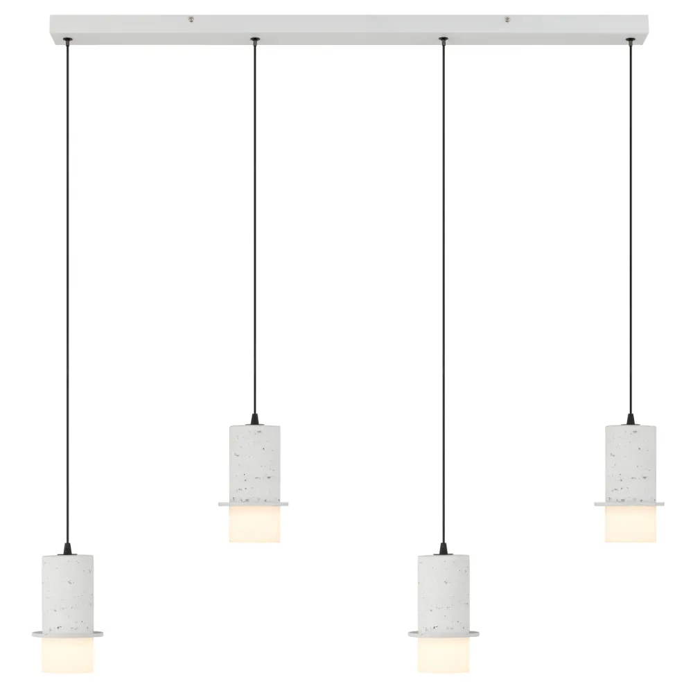 KOLISA 4LT BAR PENDANT 24wLED 2700K_4000K PLG L1010 W80 H180 cab.2M
