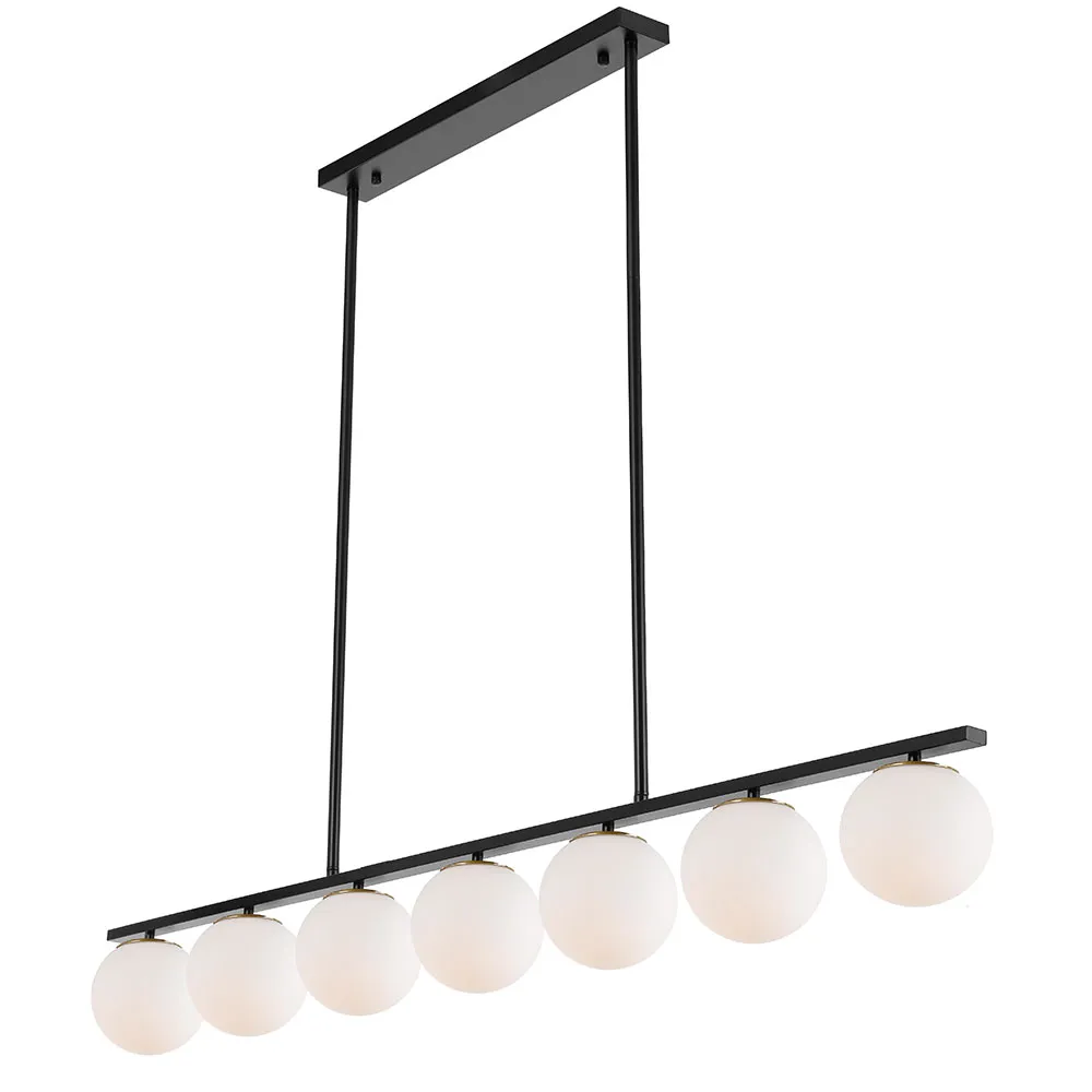 [MARSTEN PE7-BKOM] MARSTEN 7LT PENDANT 7x25wE27 L:1500 H:1750