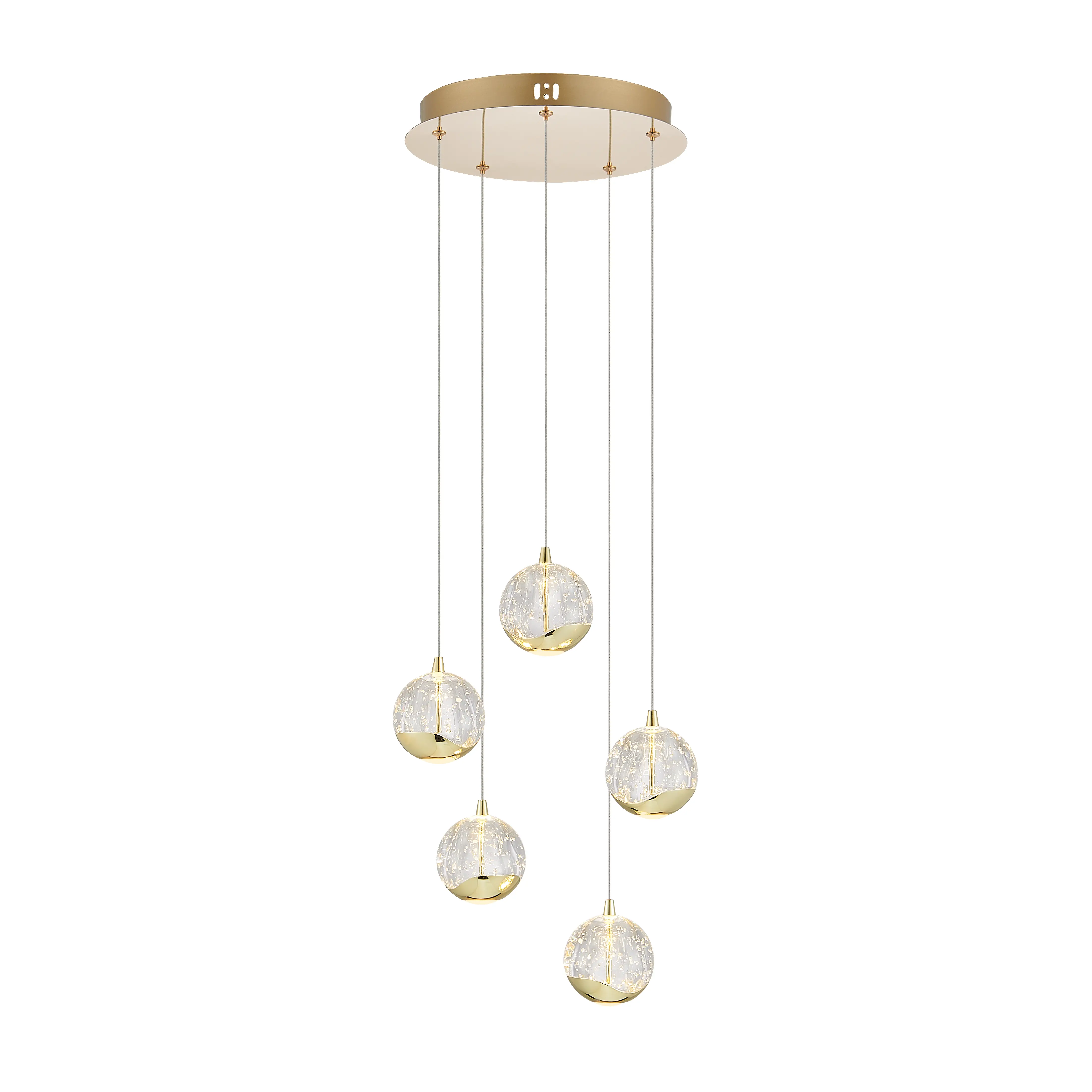 [SEGOVIA PE5-GD] SEGOVIA 5 LIGHT PENDANT (Gold)