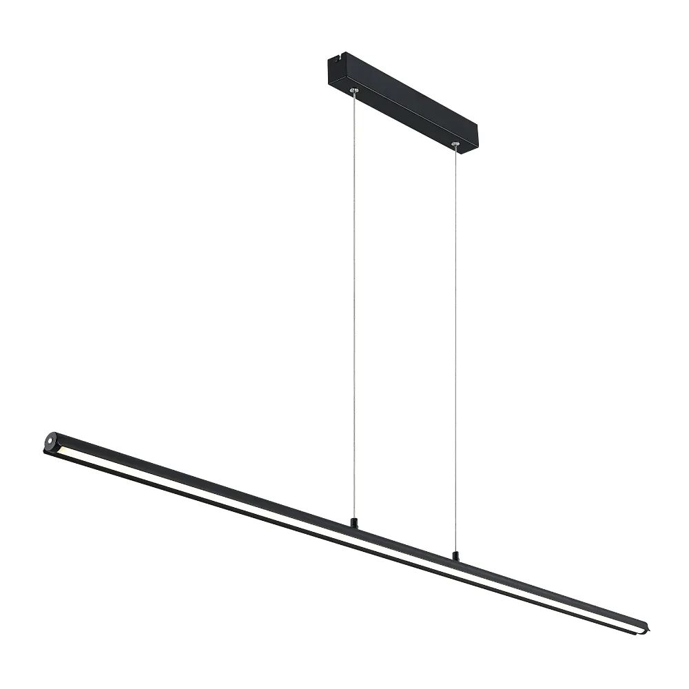 [SUMNER PE-BK] SUMNER 140CM PENDANT 36wLED L:1400 W:38 H:25 cab 2M 3CCT STEP DIM 2450Lm (BLACK MATT)