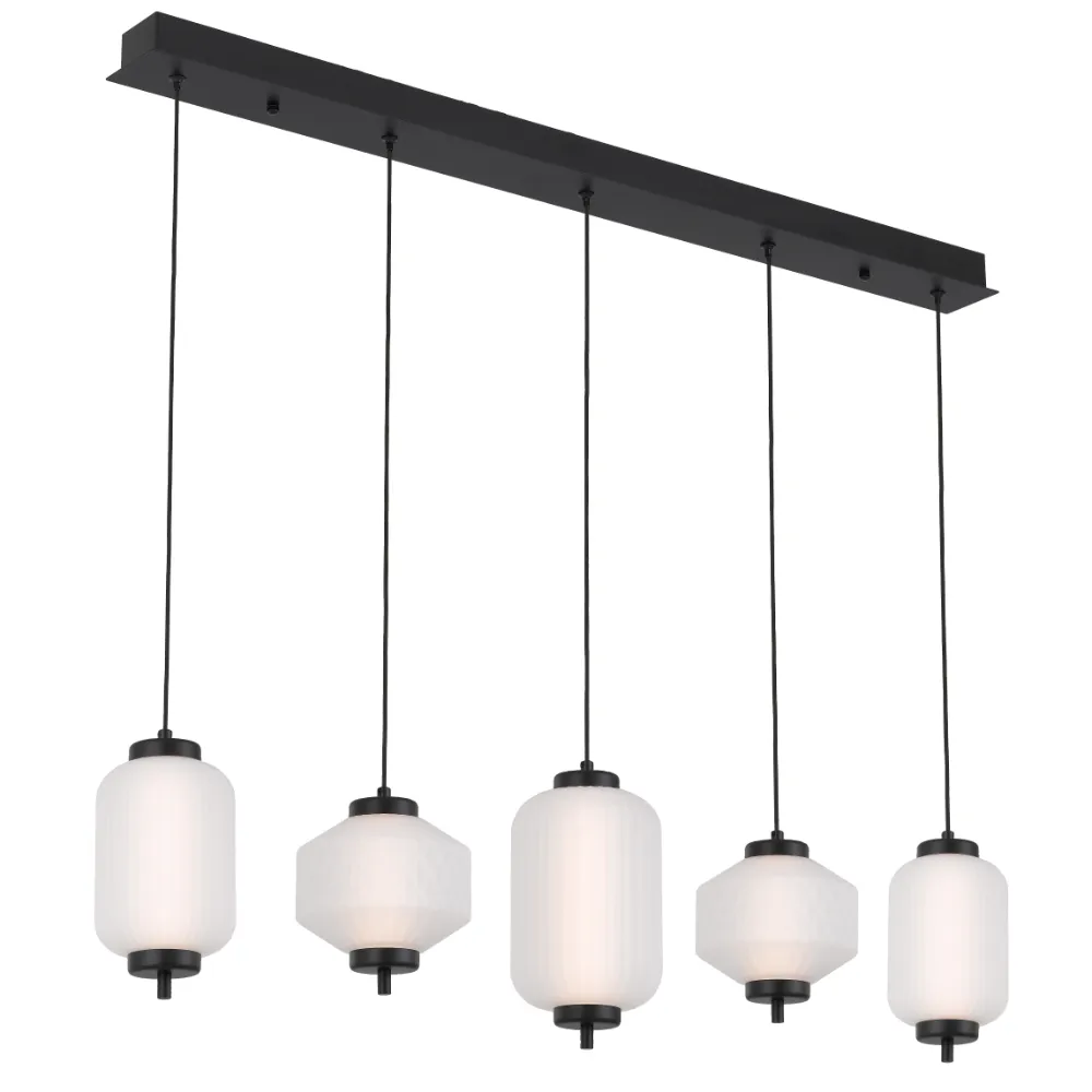 TORSO PENDANT 5LT BAR 22wLED 3000K NON-DIM D115 D150 D135 2M 885Lm
