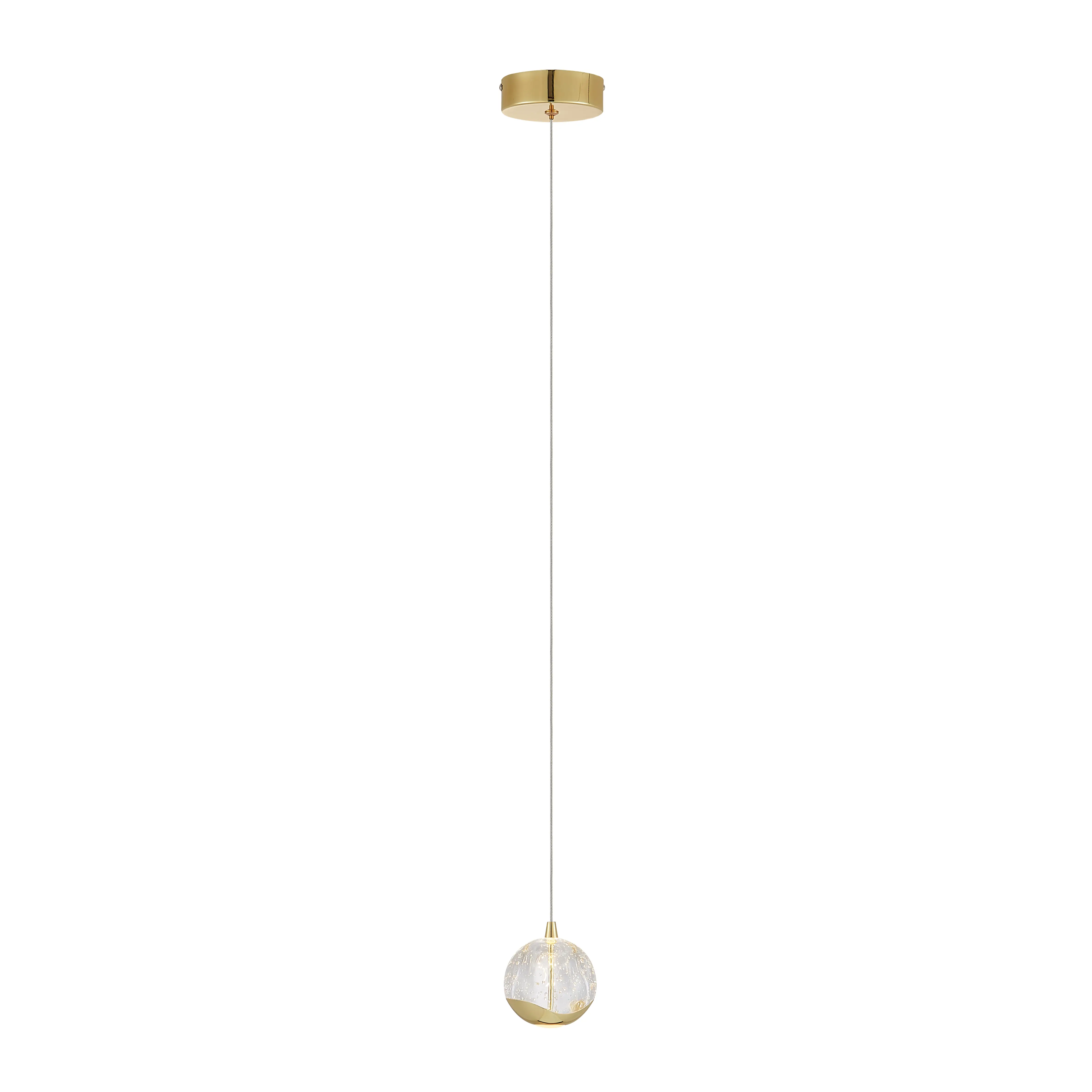 [SEGOVIA PE1-GD] SEGOVIA 1 LIGHT PENDANT (Gold)