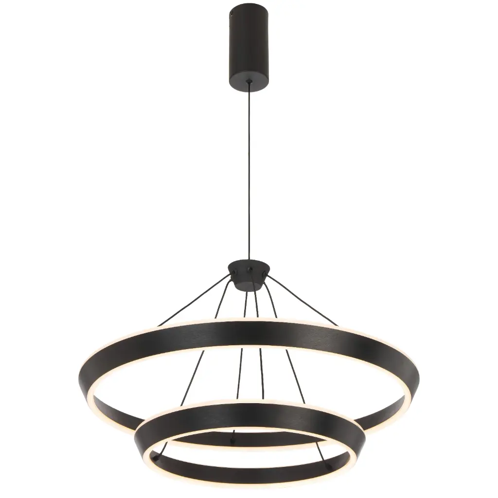 [VANTEL PE2T-BK] VANTEL 2TIER PENDANT 48wLED 3CCT DIM cab.2M 1235L D600+400 H43