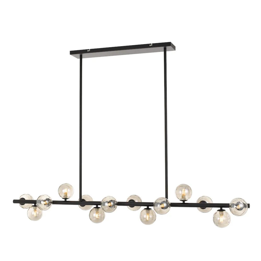 MORAN 14LTS PENDANT 14x6wG9max L1500W:245H:245 ROD:2x6001x300