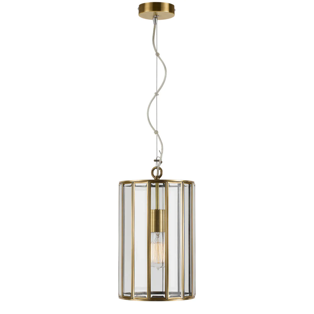 PRATT 20 ANTIQUE BRASS PENDANT