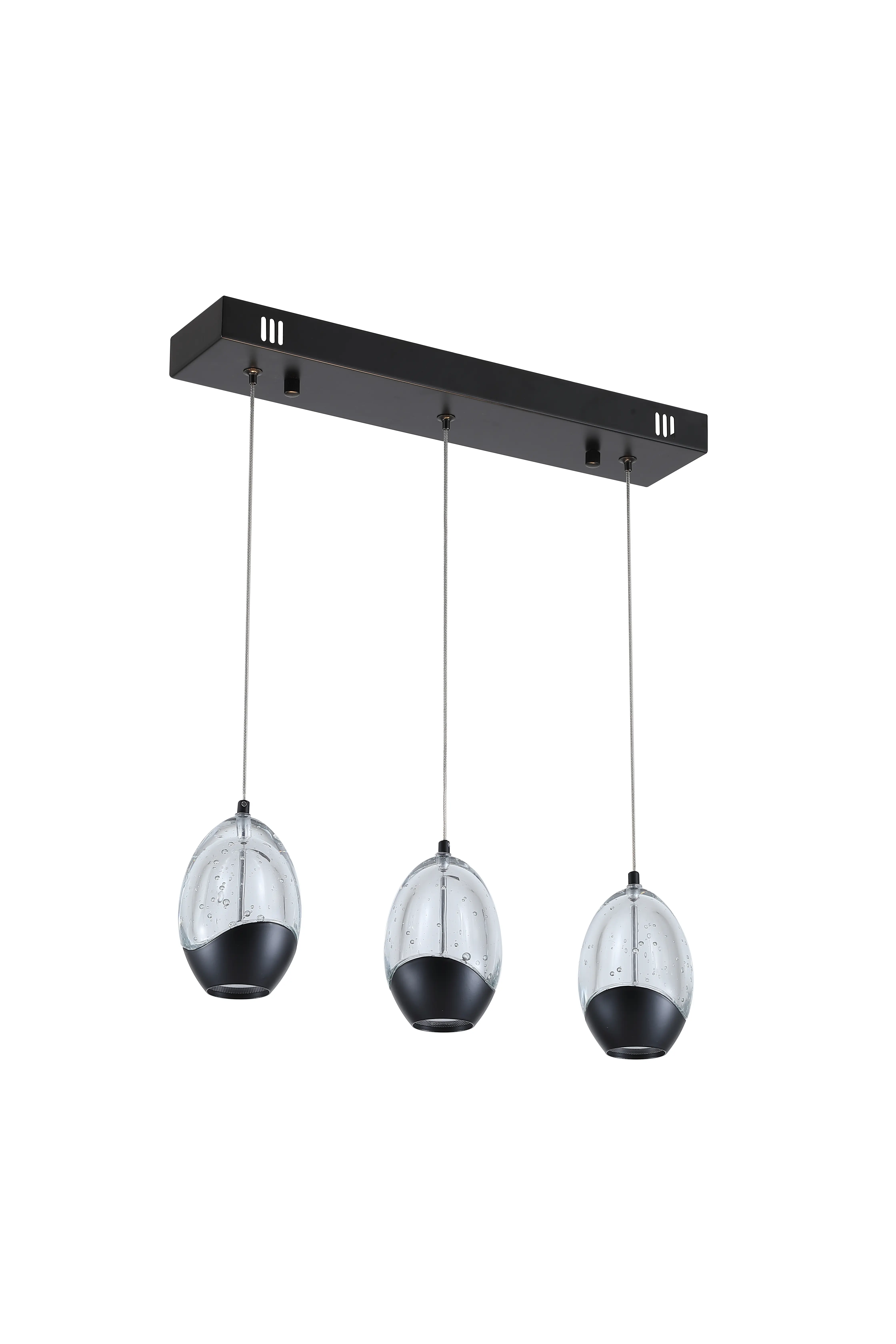 [A00044] TEAR LINEAR PENDANT (Black)