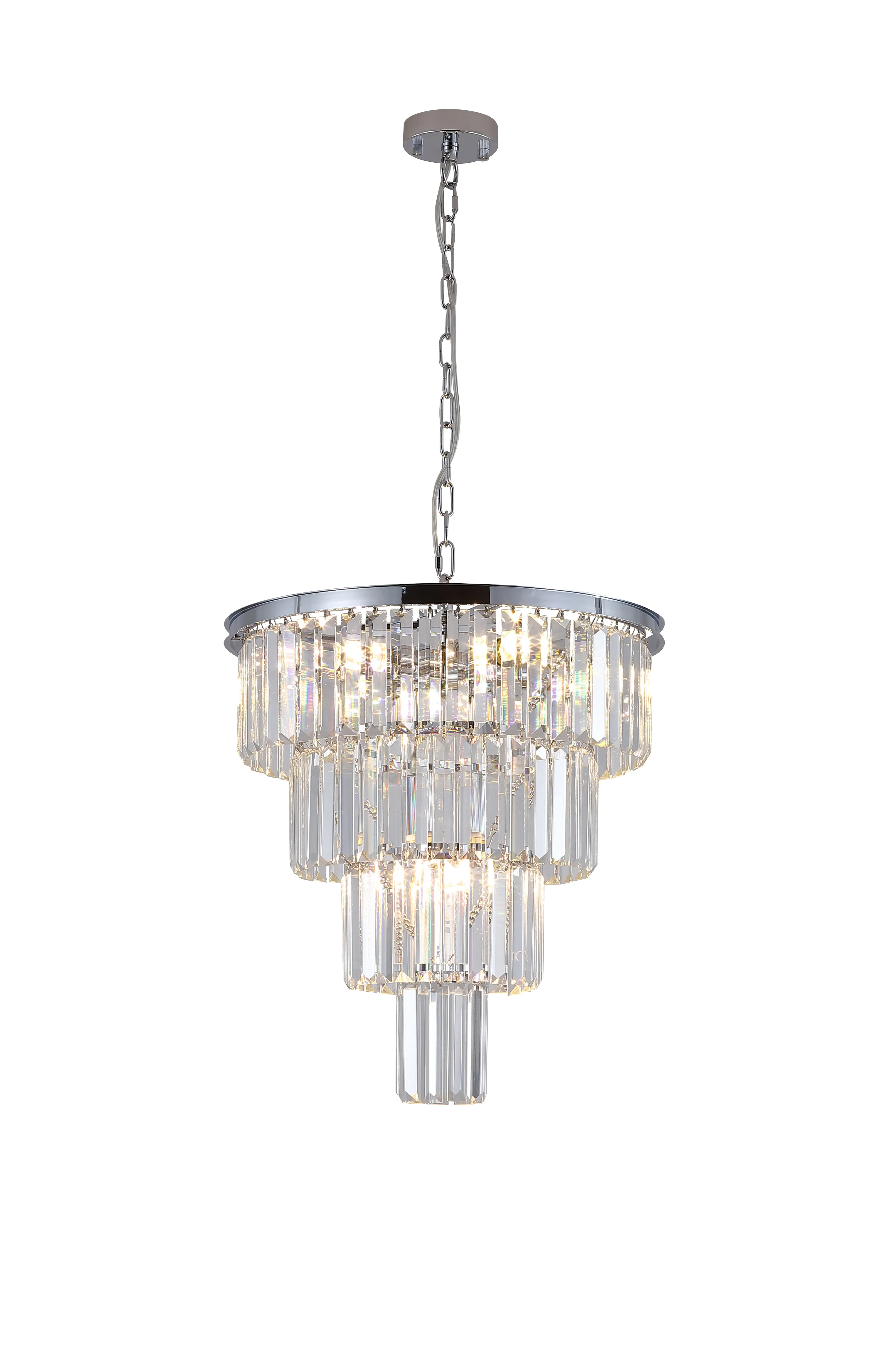 [A00047CH] FOUR DROP CLASSIC PENDANT CHANDELIER (Chrome)