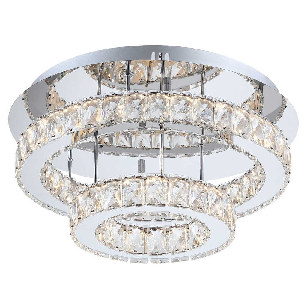 [A00057CH] ZAMIRA ROUND 2 RING CTC (Chrome)