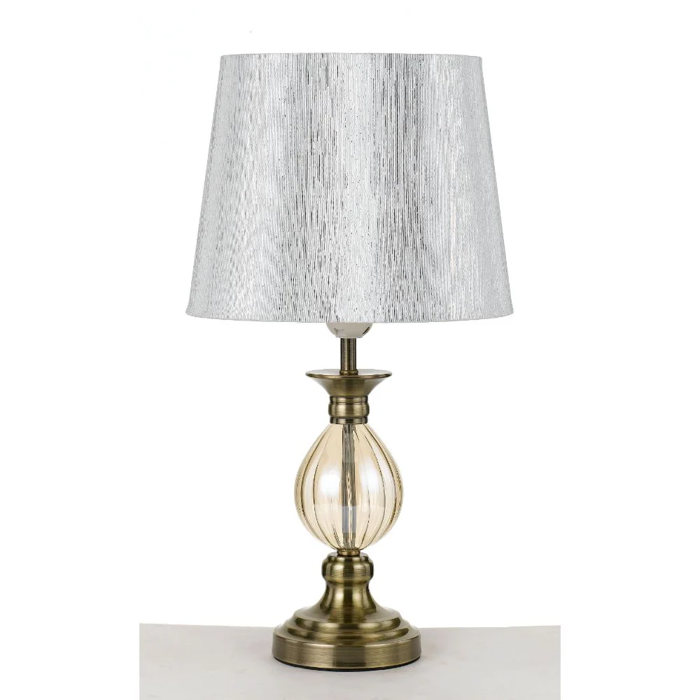 CREST TABLE LAMP (Antique Brass)