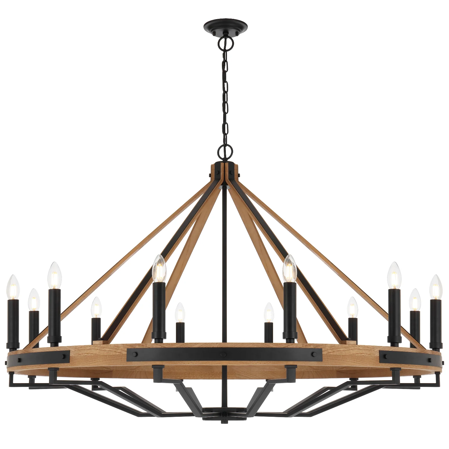 [DARIEN PE12-ASH] DARIEN 12 LIGHT PENDANT