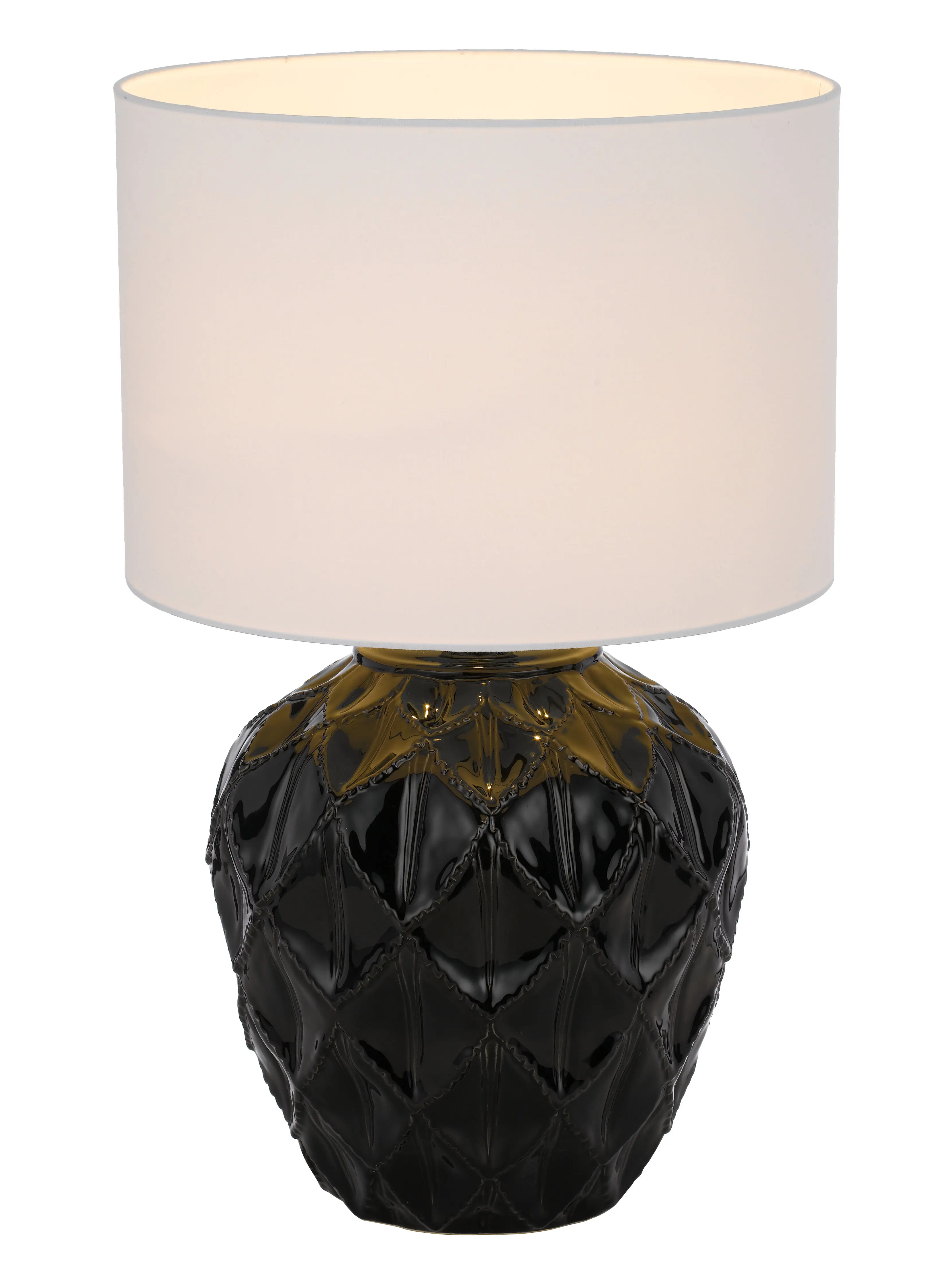[DIAZ TL-BKWH] DIAZ CERAMIC TABLE LAMP (Black)