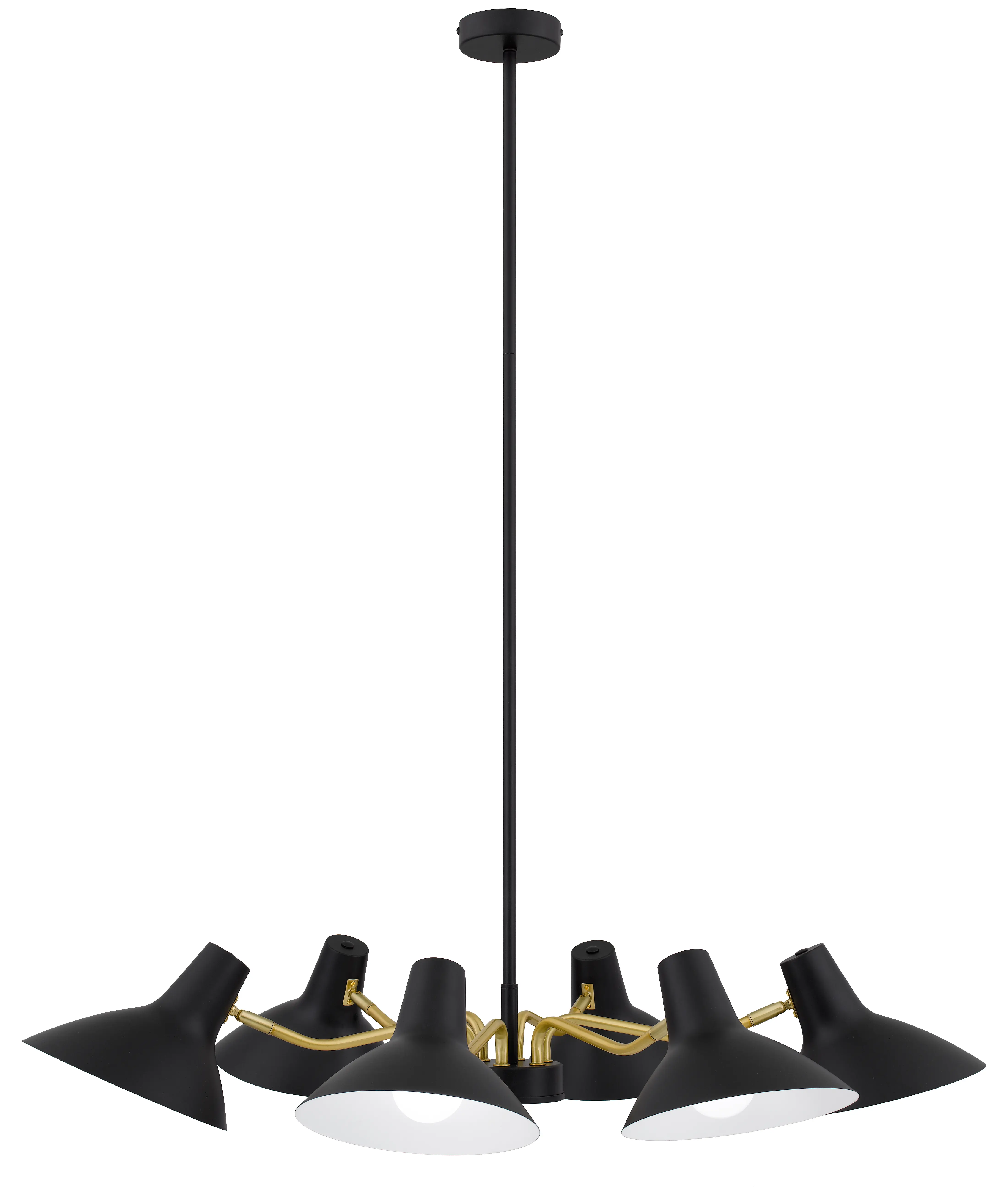 [FARBON PE6-BK] FARBON 6 LIGHT PENDANT (Black)