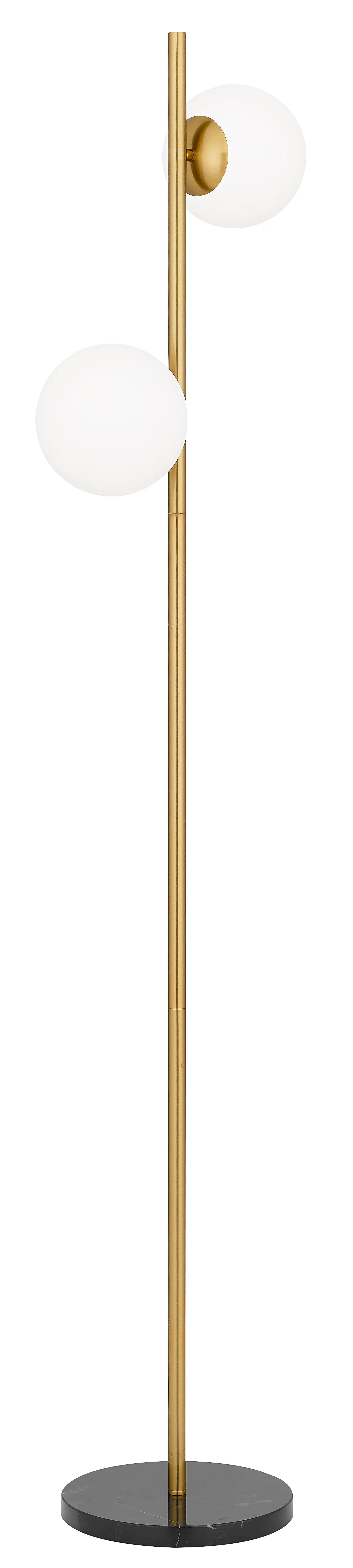 [FIGARO FL2-AGOM] FIGARO 2 LIGHTS FLOOR LAMP (Antique Gold)