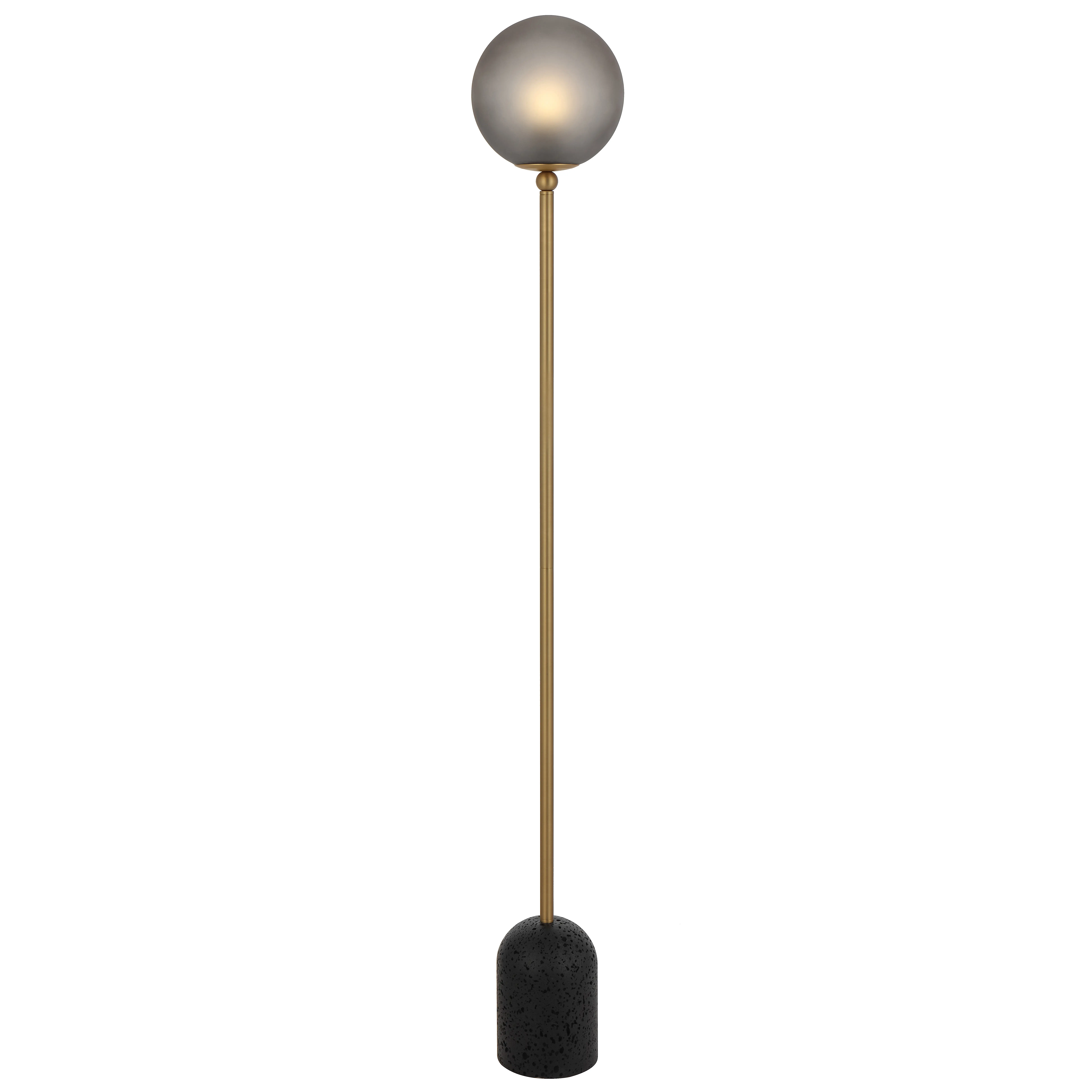 [GINA FL-BKSM] GINA FLOOR LAMP (Black)