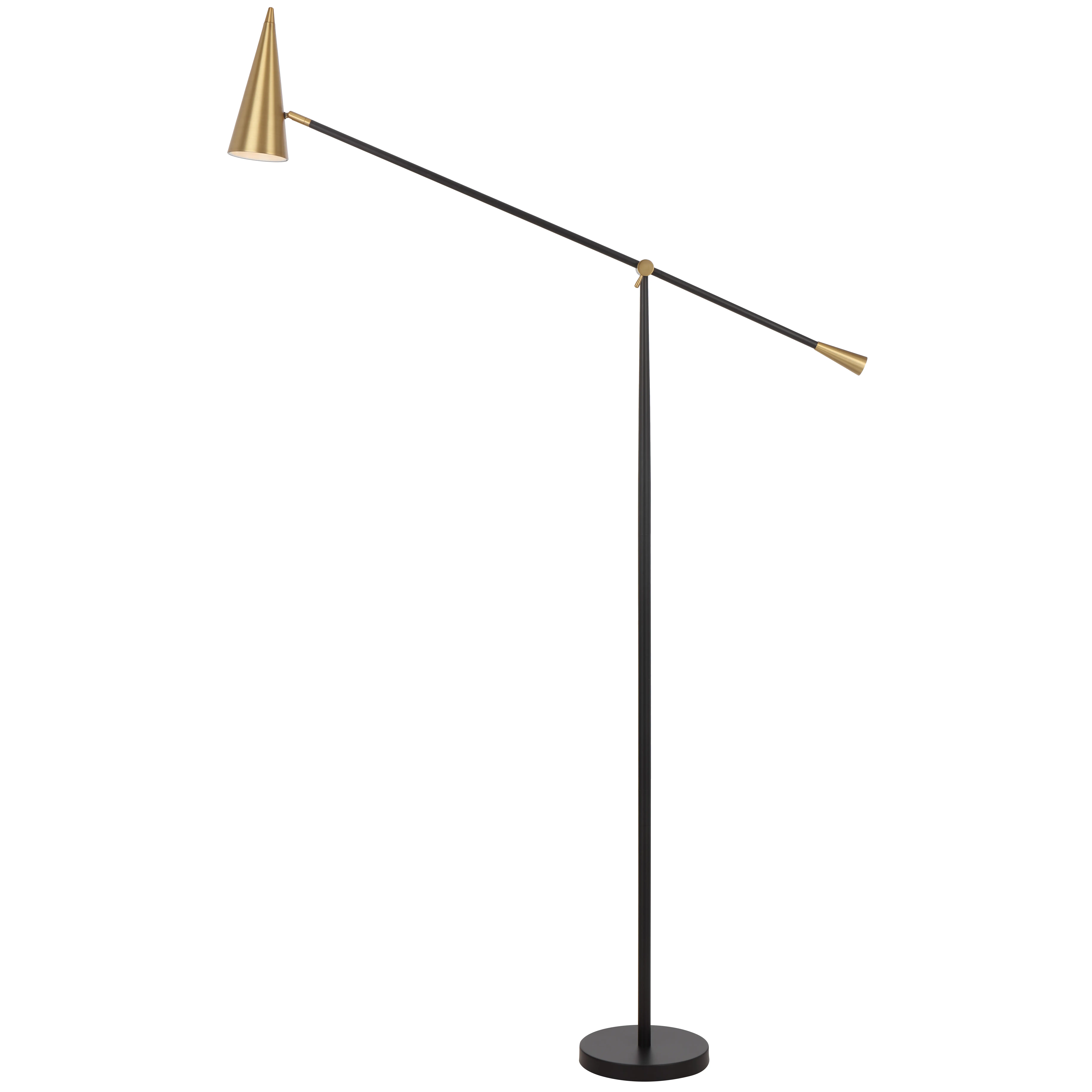 [JIBARA FL-BKBRS] JIBARA FLOOR LAMP (Black)