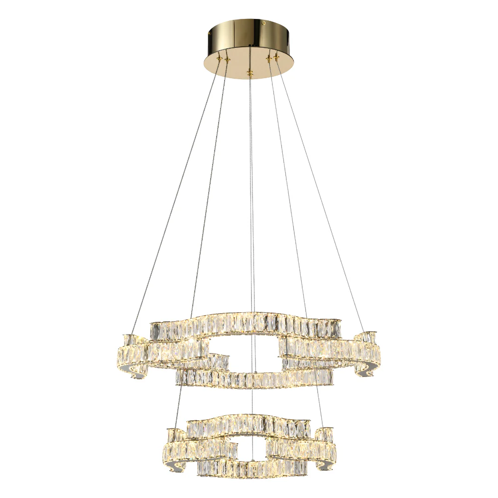[JURA PE2T-GD3C] JURA 2 TIER PENDANT (Gold)