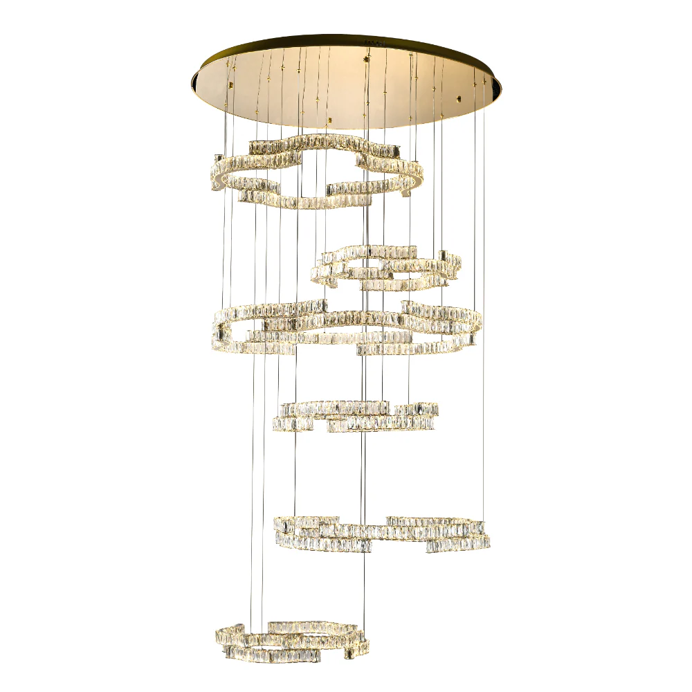 [JURA PE6T-GD3C] JURA 6 TIER PENDANT (Gold)