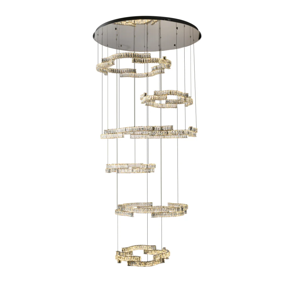 [JURA PE6T-CH3C] JURA 6 TIER PENDANT (Chrome)