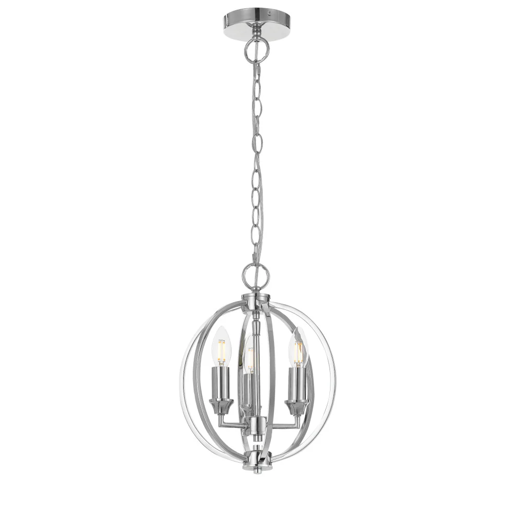 [KENDALL PE3-CH] KENDALL PENDANT 3 (Chrome)