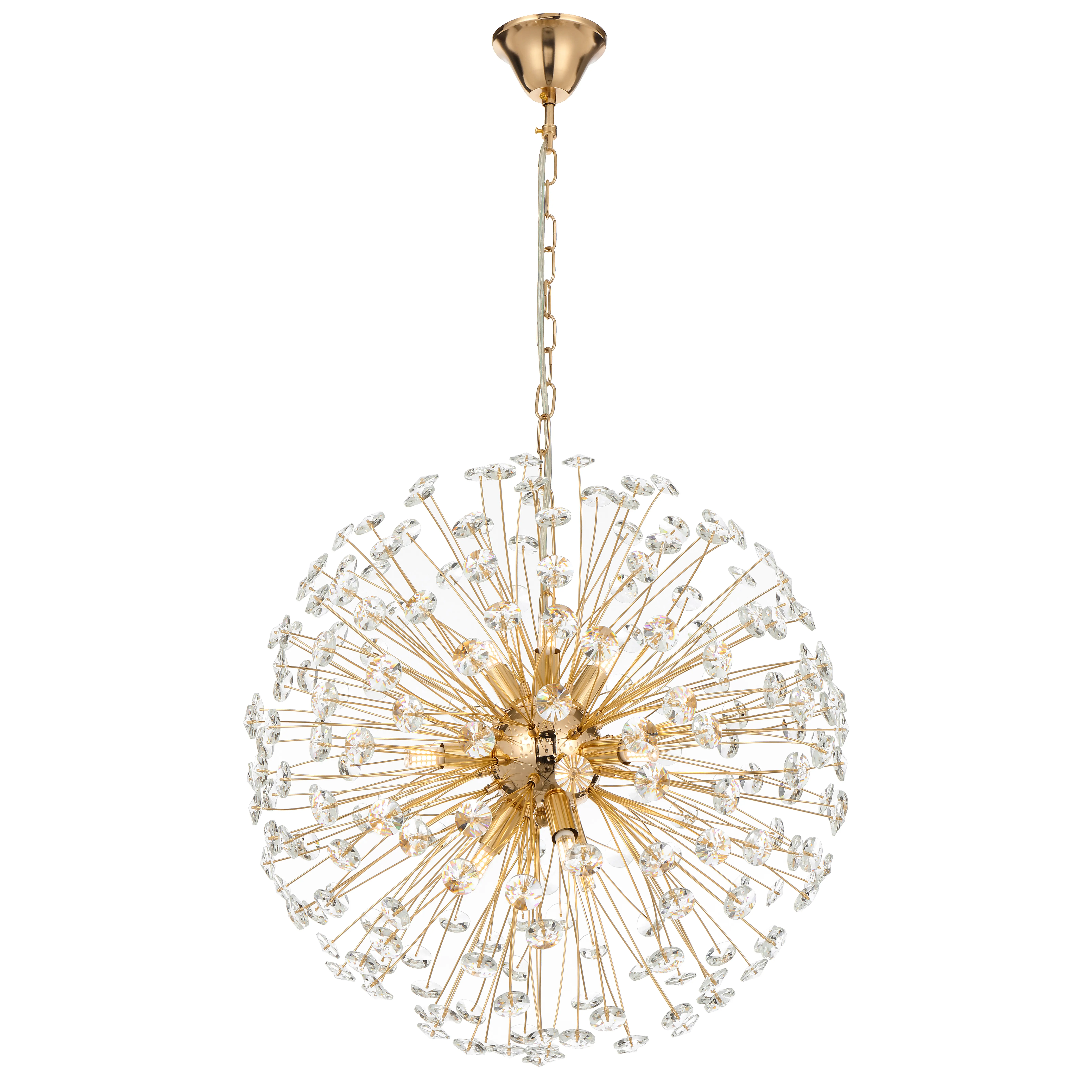 [LERIDA PE9-GD] LERIDA 9 LIGHT ROUND PENDANT (Gold)