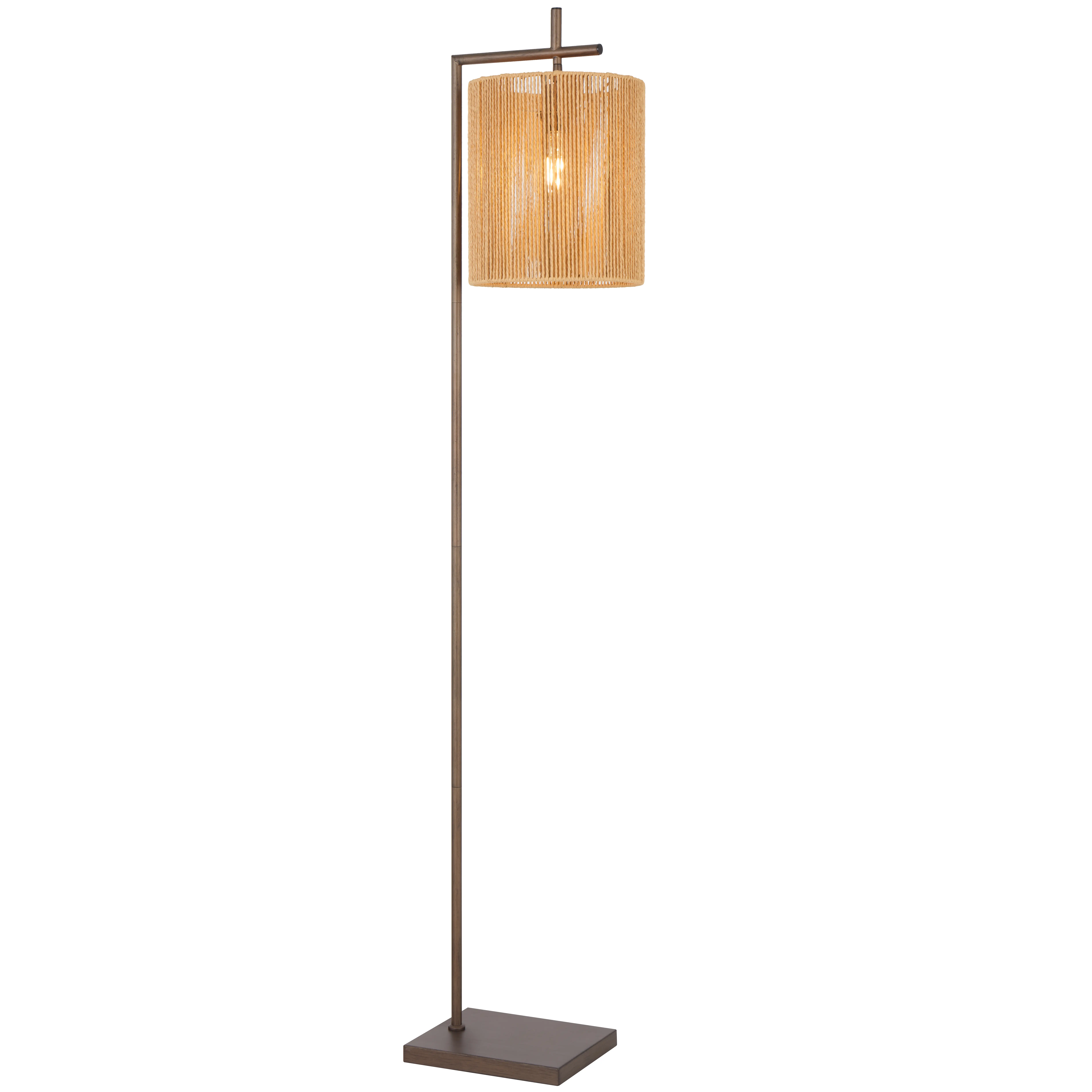 [LYNDRA FL-BZNAT] LYNDRA FLOOR LAMP (Bronze)