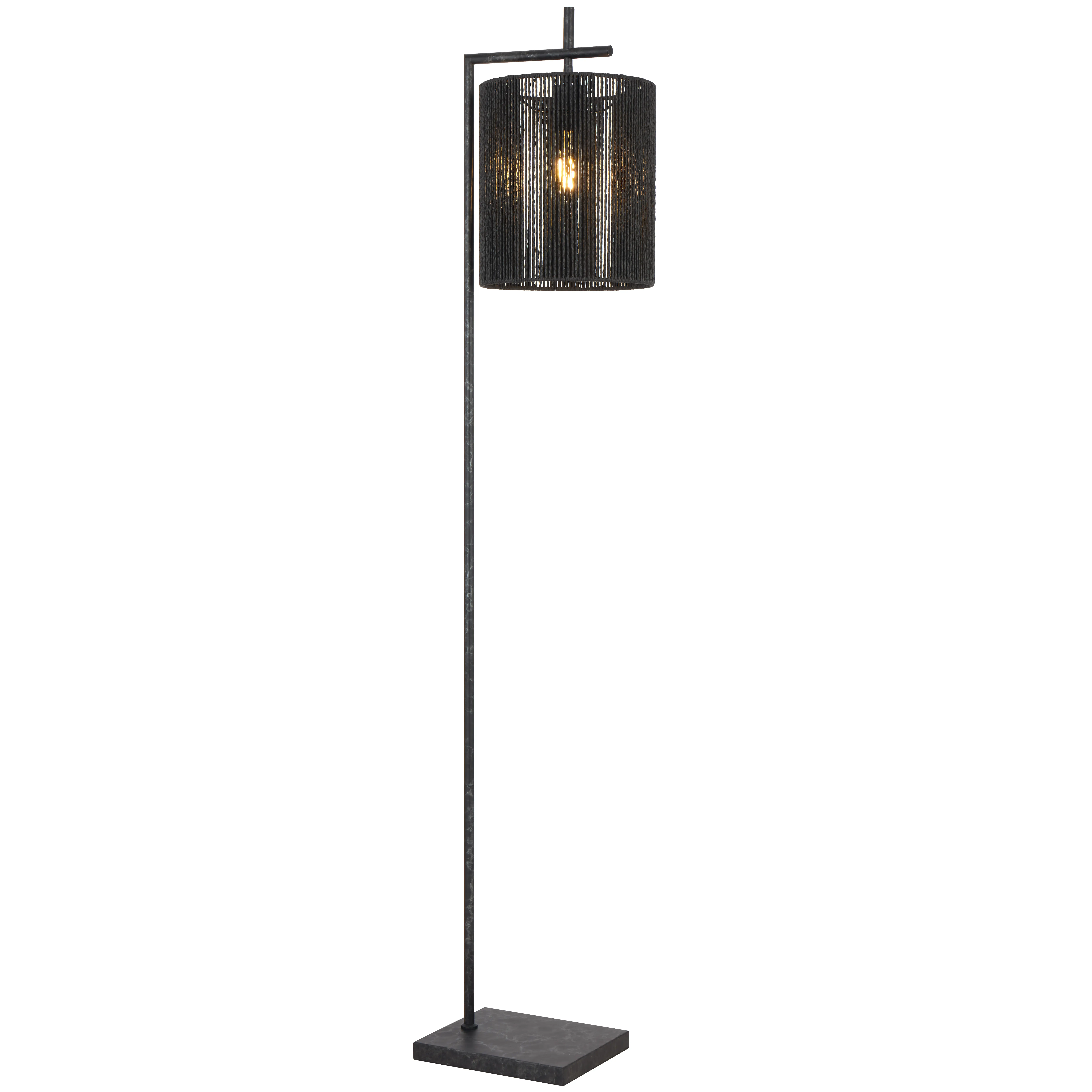 [LYNDRA FL-GMBK] LYNDRA FLOOR LAMP (Gun Metal)